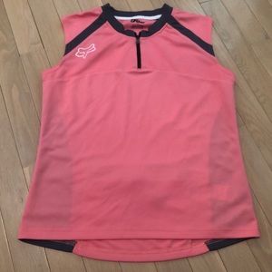 💥Clearance Fox Racing Sleeveless Top S Pink/Grey